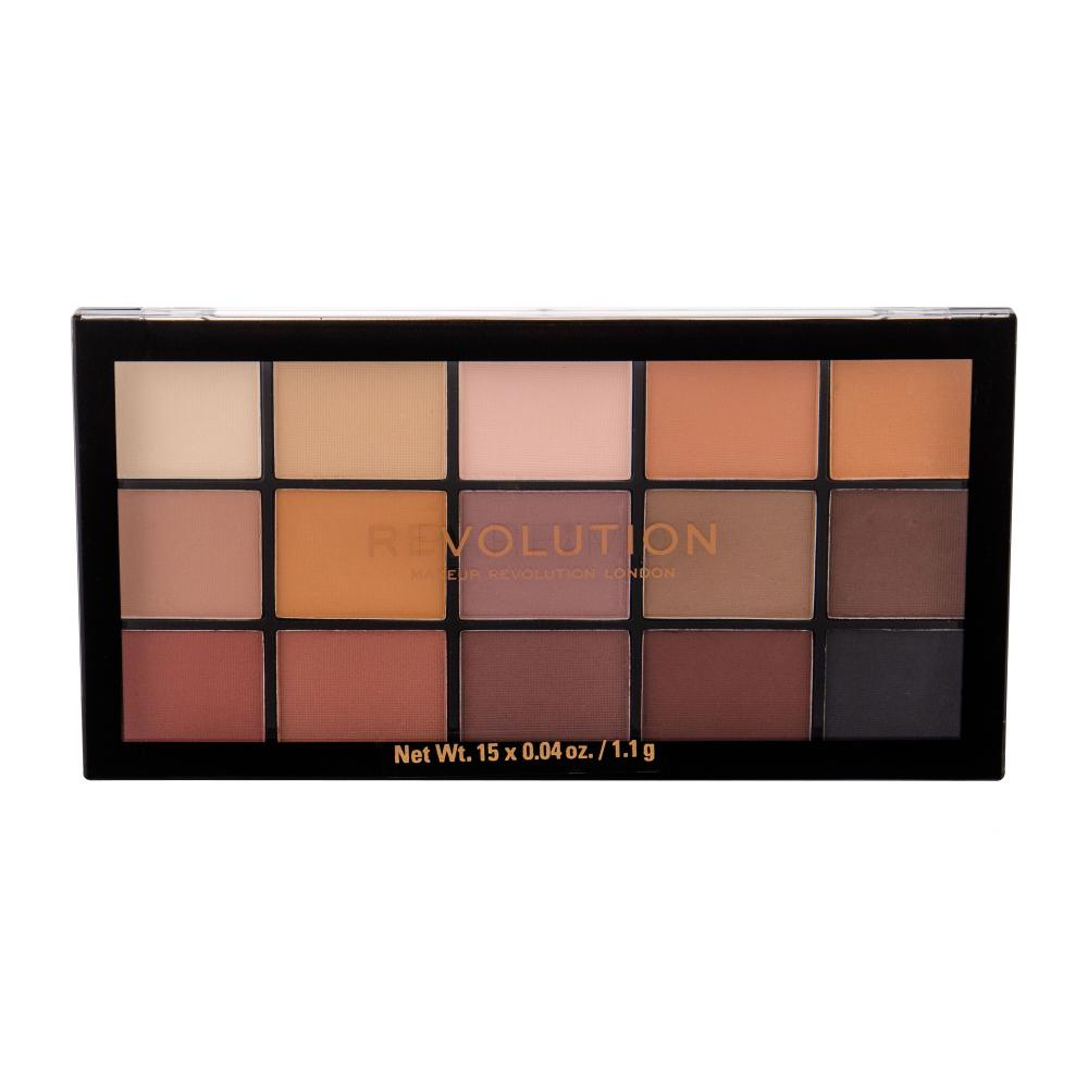Makeup Revolution London Re-loaded Senčilo za oči za ženske 16,5 g Odtenek Basic Mattes