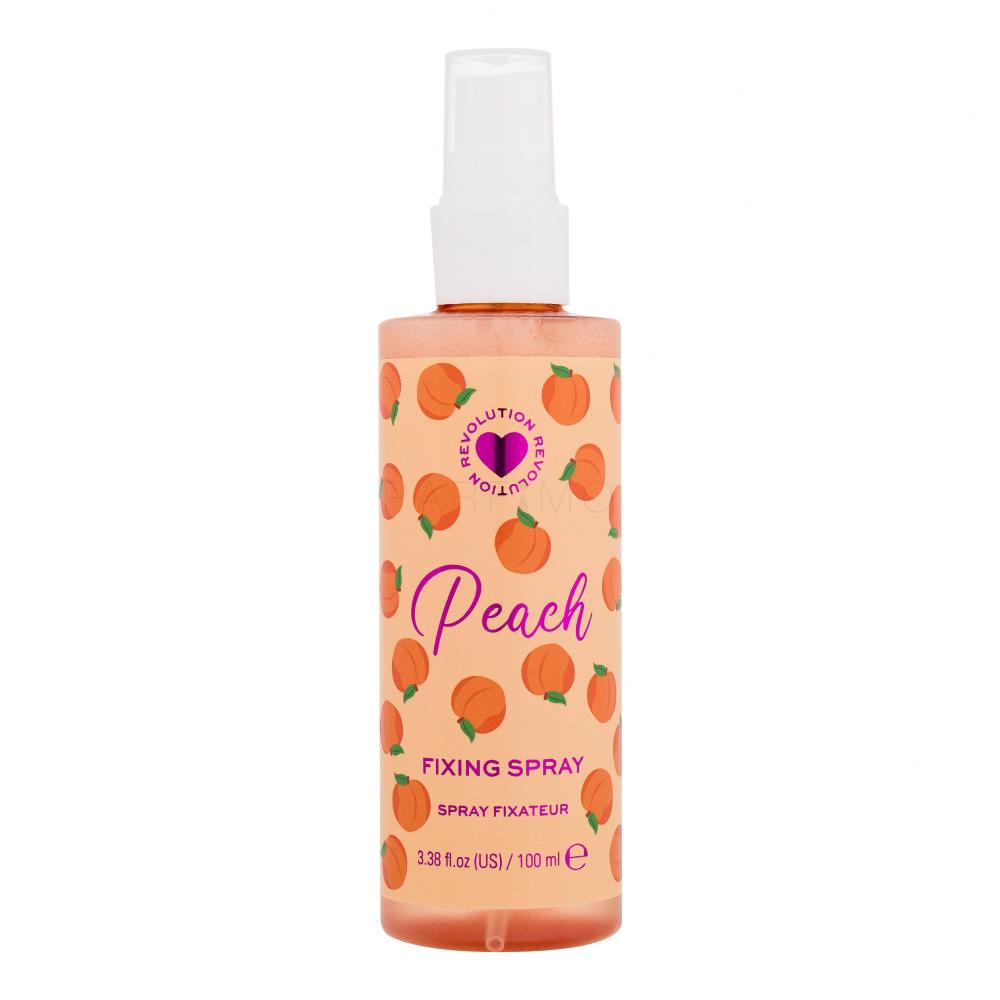 I Heart Revolution Peach Fixing Spray Fiksator za ličila za ženske 100 ml