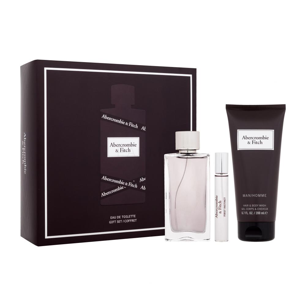 Abercrombie & Fitch First Instinct Darilni set toaletna voda 100 ml + toaletna voda 15 ml + gel za prhanje 200 ml