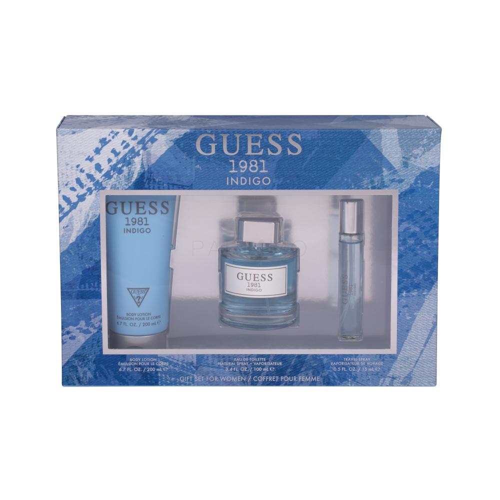 GUESS Guess 1981 Indigo For Women Darilni set toaletna voda 100 ml + losjon za telo 200 ml + toaletna voda 15 ml