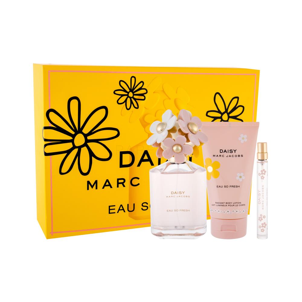 Marc Jacobs Daisy Eau So Fresh Darilni set toaletna voda 125 ml + losjon za telo 150 ml + toaletna voda 10 ml