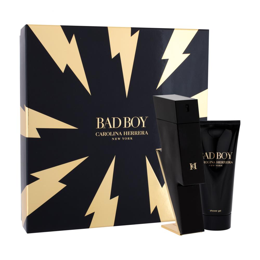 Carolina Herrera Bad Boy SET1 Darilni set toaletna voda 100 ml + gel za prhanje 100 ml