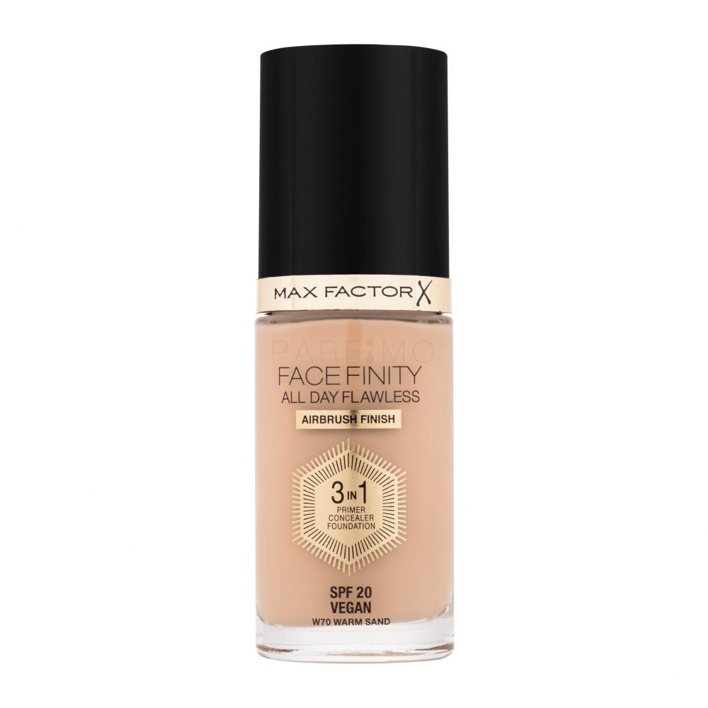 Max Factor Facefinity All Day Flawless SPF20 Puder za ženske 30 ml Odtenek W70 Warm Sand