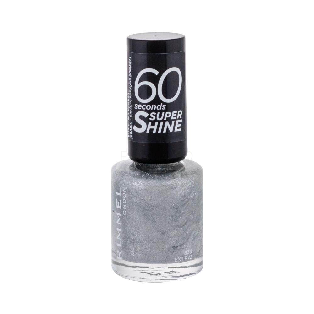 Rimmel London 60 Seconds Super Shine Lak za nohte za ženske 8 ml Odtenek 833 Extra!