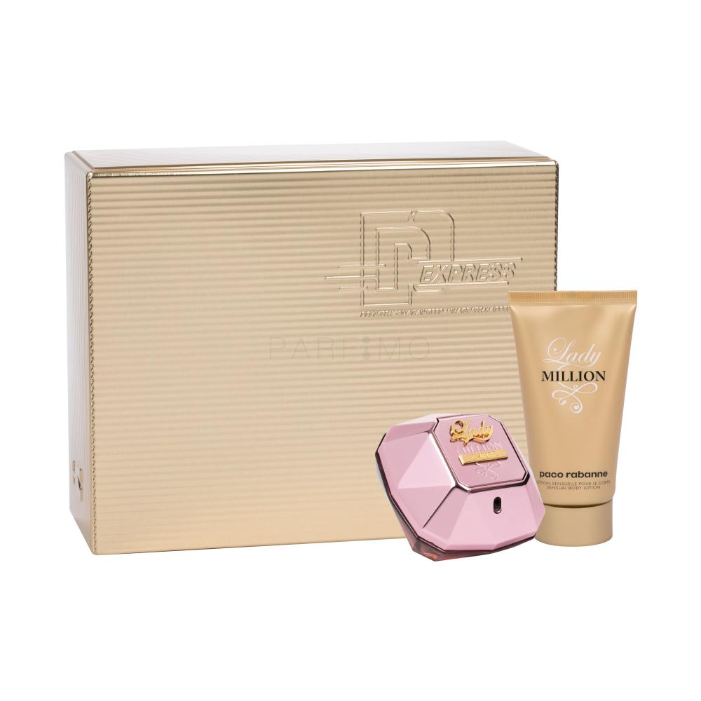 Paco Rabanne Lady Million Empire Darilni set parfumska voda 50 ml + losjon za telo 75 ml