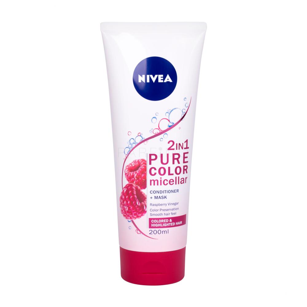 Nivea Pure Color Micellar Conditioner + Mask 2 IN 1 Balzam za lase za ženske 200 ml