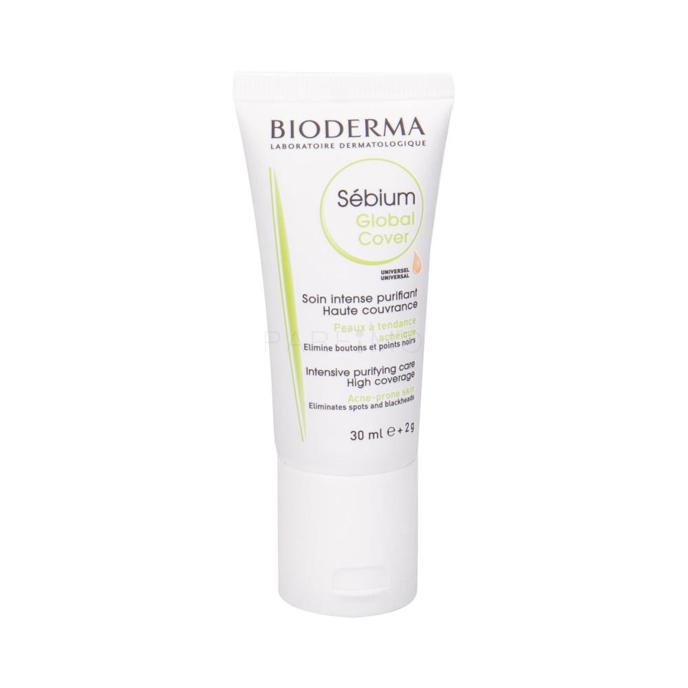 BIODERMA Sébium Global Cover Dnevna krema za obraz za ženske 32 ml Odtenek Universal