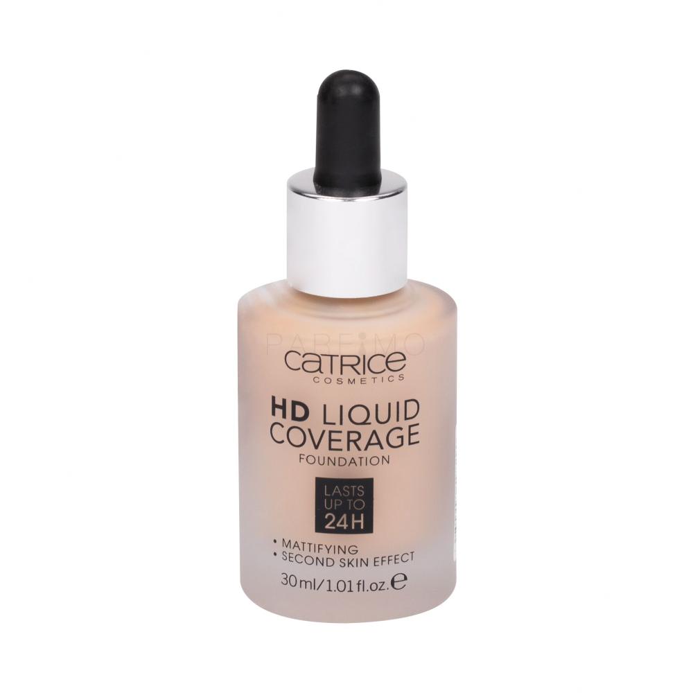 Catrice HD Liquid Coverage 24H Puder za ženske 30 ml Odtenek 020 Rose Beige