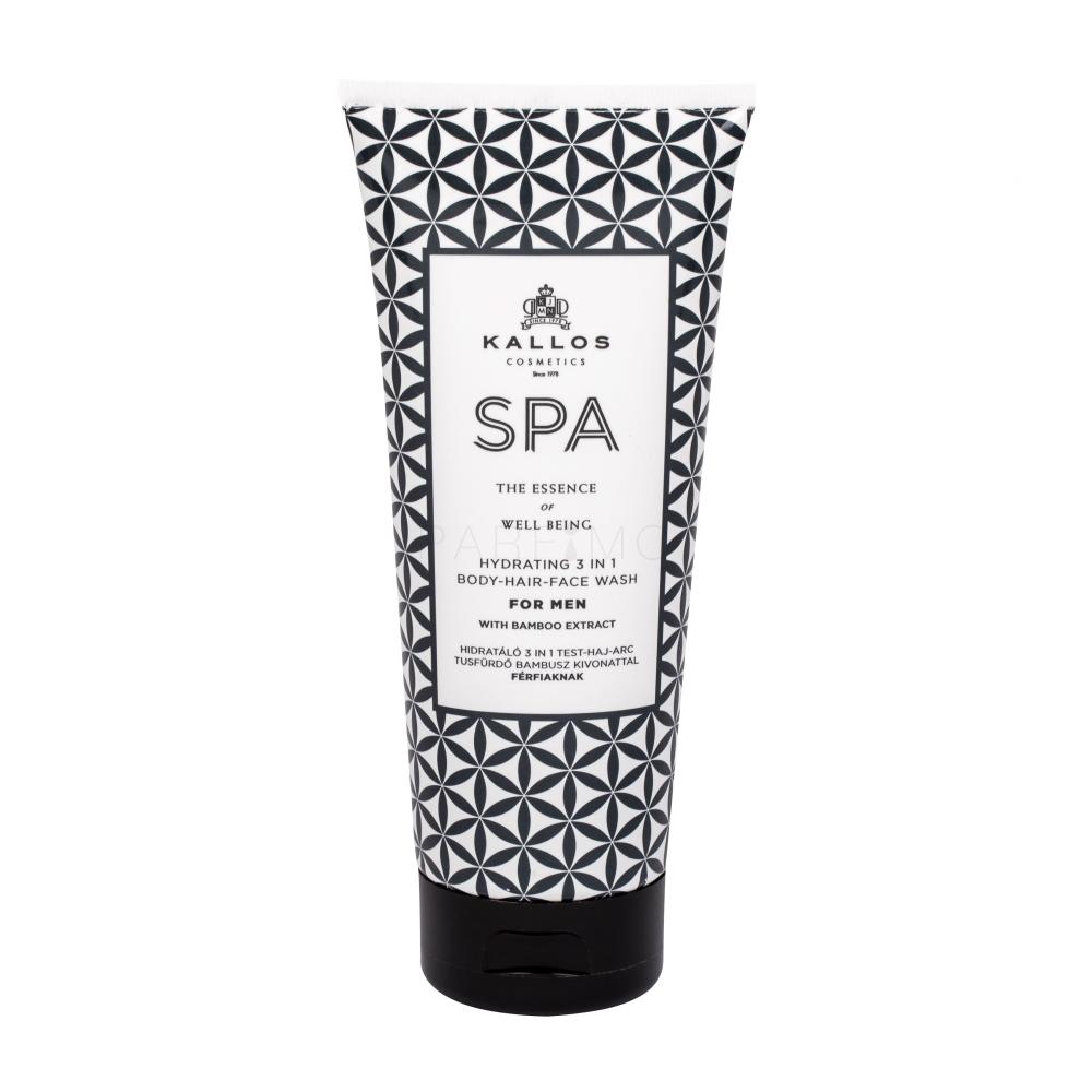 Kallos Cosmetics SPA For Men Hydrating 3 in 1 Gel za prhanje za moške 200 ml