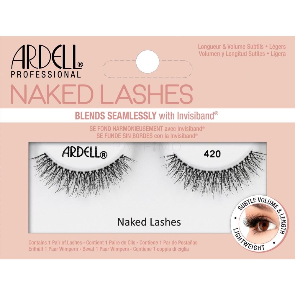 Ardell Naked Lashes 420 Umetne trepalnice za ženske 1 kos Odtenek Black