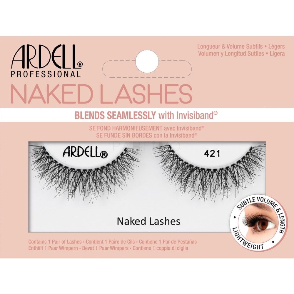 Ardell Naked Lashes 421 Umetne trepalnice za ženske 1 kos Odtenek Black