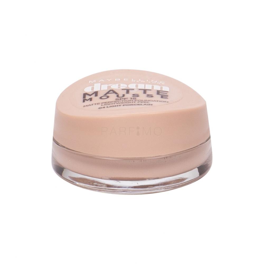 Maybelline Dream Matte Mousse Puder za ženske 18 ml Odtenek 04 Light Porcelain