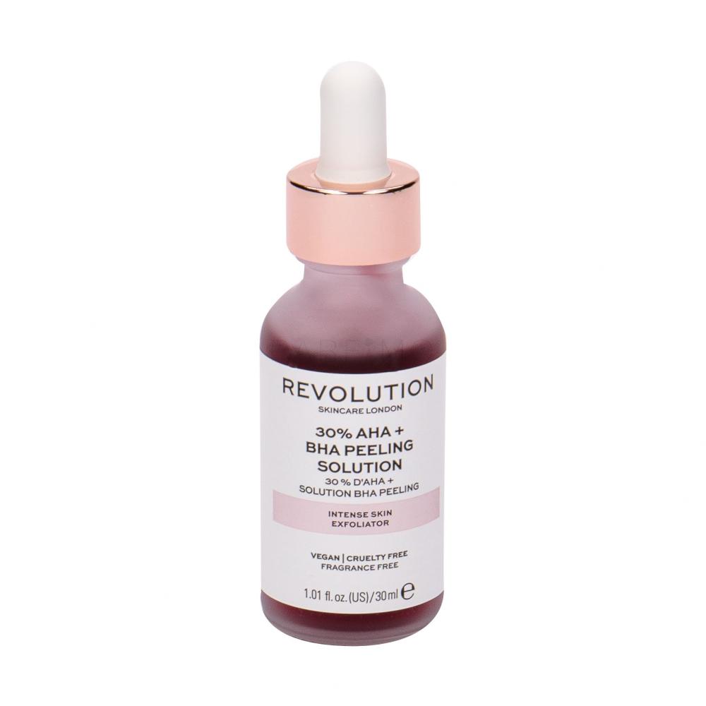 Revolution Skincare Skincare 30% AHA + BHA Peeling Solution Piling za ženske 30 ml