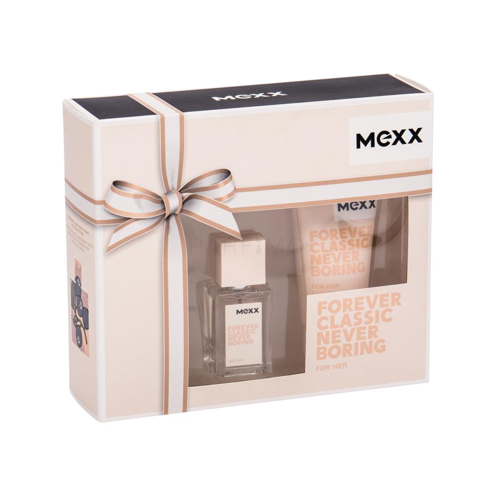 Mexx Forever Classic Never Boring Darilni set toaletna voda 15 ml + gel za prhanje 50 ml