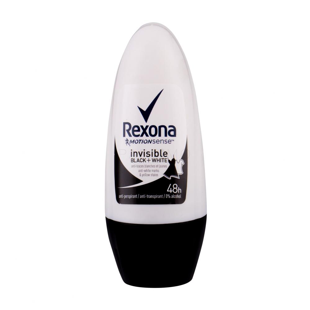 Rexona MotionSense Invisible Black + White Antiperspirant za ženske 50 ml