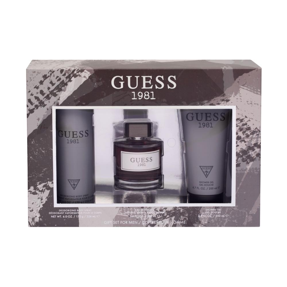 GUESS Guess 1981 Darilni set toaletna voda 100 ml + gel za prhanje 200 ml + dezodorant 226 ml poškodovana škatla