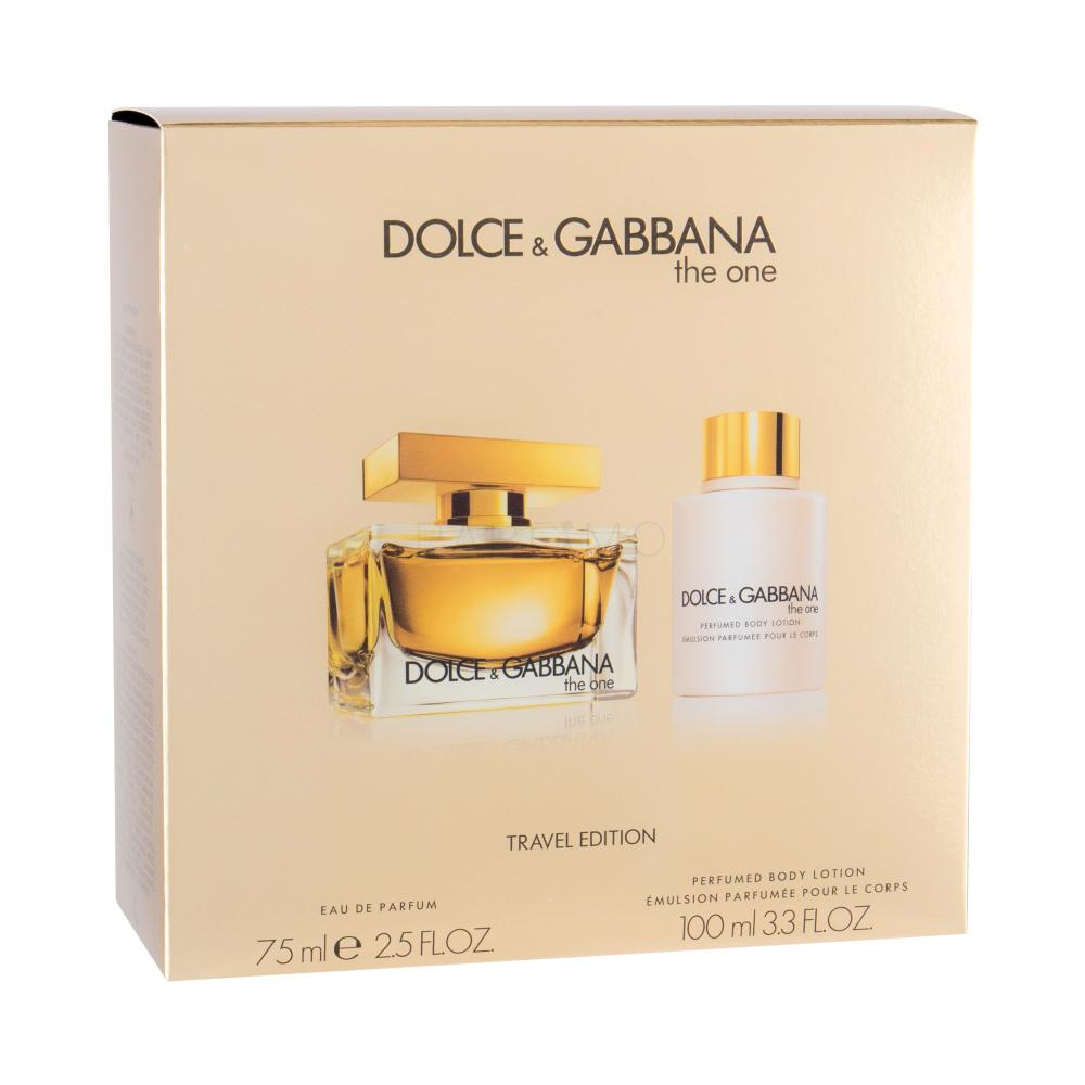 Dolce&Gabbana The One Darilni set parfumska voda 75 ml + losjon za telo 100 ml