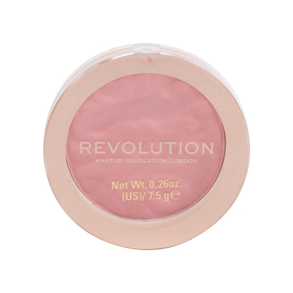 Makeup Revolution London Re-loaded Rdečilo za obraz za ženske 7,5 g Odtenek Rhubarb & Custard