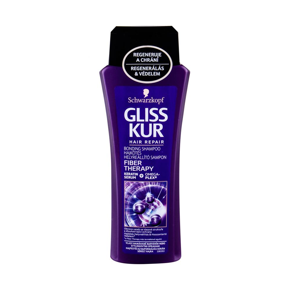 Schwarzkopf Gliss Fiber Therapy Šampon za ženske 250 ml