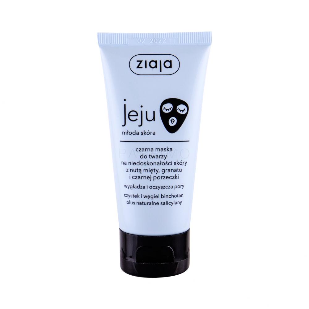 Ziaja Jeju Black Face Mask Maska za obraz za ženske 50 ml