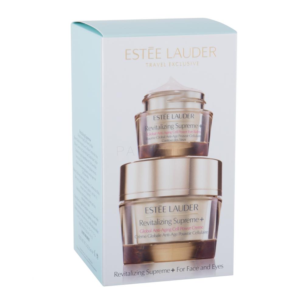 Estée Lauder Revitalizing Supreme+ Global Anti-Aging Power Soft Creme Darilni set dnevna krema za obraz 50 ml + krema za področje okoli oči Revitalizing Supreme+ 15 ml