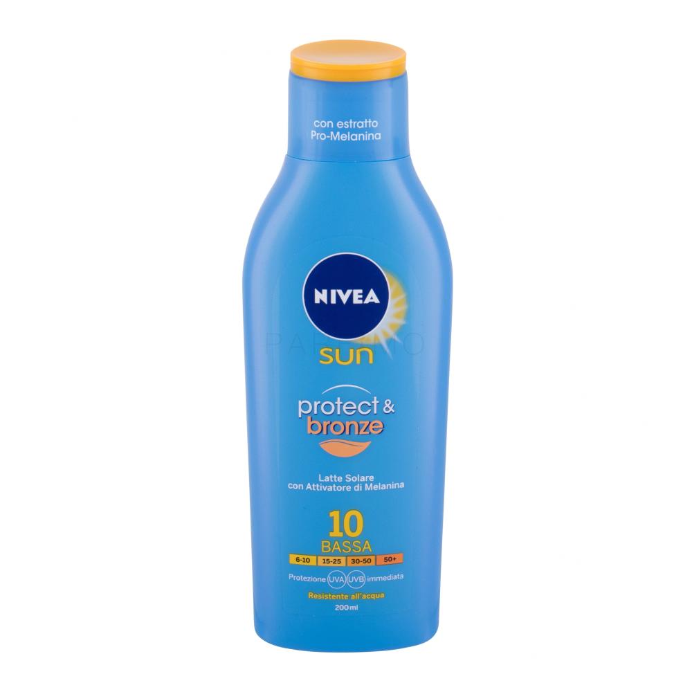 Nivea Sun Protect & Bronze Sun Lotion SPF10 Zaščita pred soncem za telo 200 ml