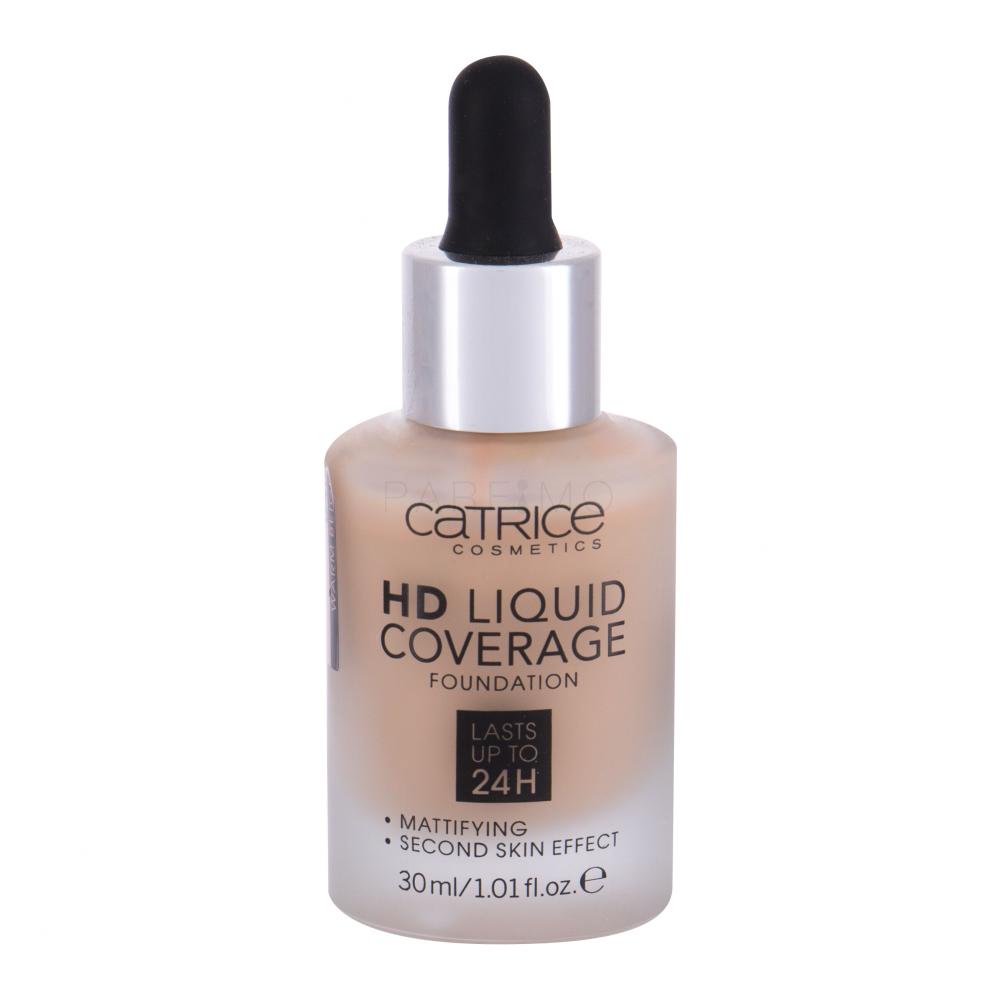 Catrice HD Liquid Coverage 24H Puder za ženske 30 ml Odtenek 040 Warm Beige