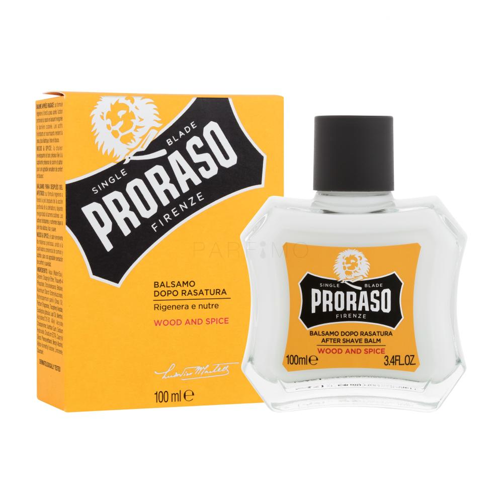 PRORASO Wood & Spice After Shave Balm Balzam po britju za moške 100 ml