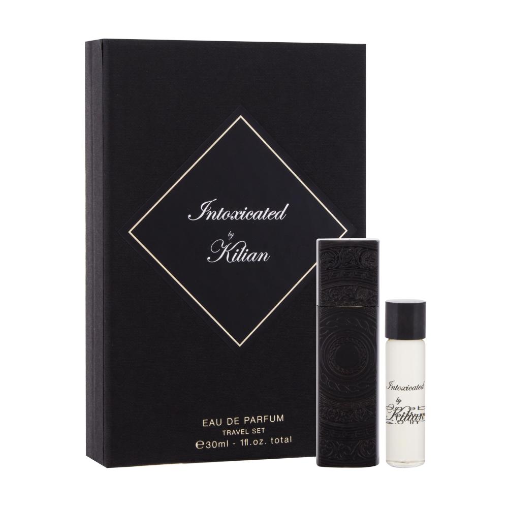 By Kilian The Cellars Intoxicated Darilni set parfumska voda 4 x 7,5 ml + steklenička za polnjenje za ponovno polnjenje