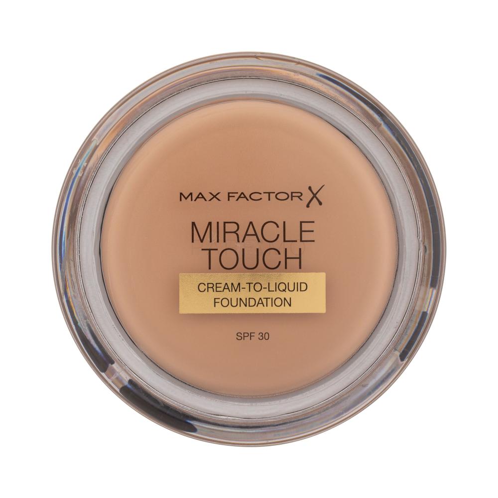 Max Factor Miracle Touch Cream-To-Liquid SPF30 Puder za ženske 11,5 g Odtenek 045 Warm Almond