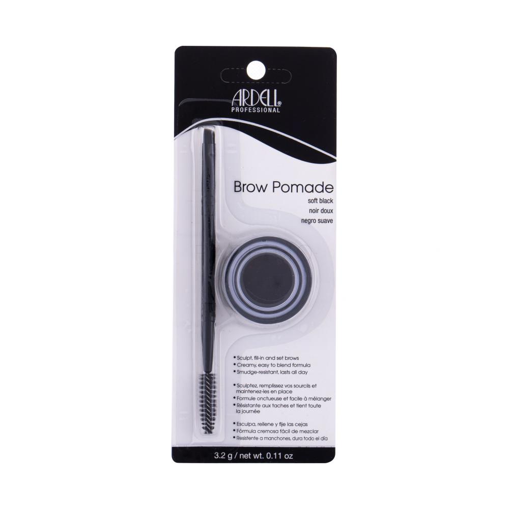 Ardell Brow Pomade Créme Pot Gel za obrvi za ženske 3,2 g Odtenek Soft Black