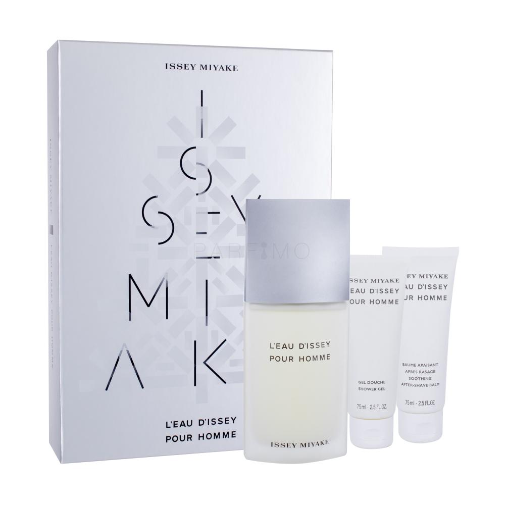 Issey Miyake L'Eau D'Issey Pour Homme Darilni set toaletní voda 125 ml + sprchový gel 75 ml + balzám po holení 75 ml