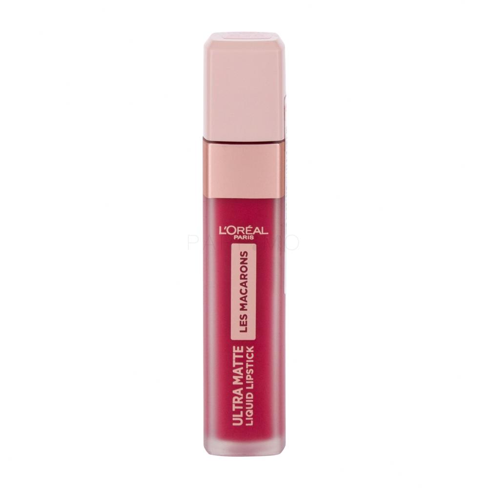 L'Oréal Paris Les Macarons Ultra Matte Šminka za ženske 7,6 ml Odtenek 828 Framboise Frenzy