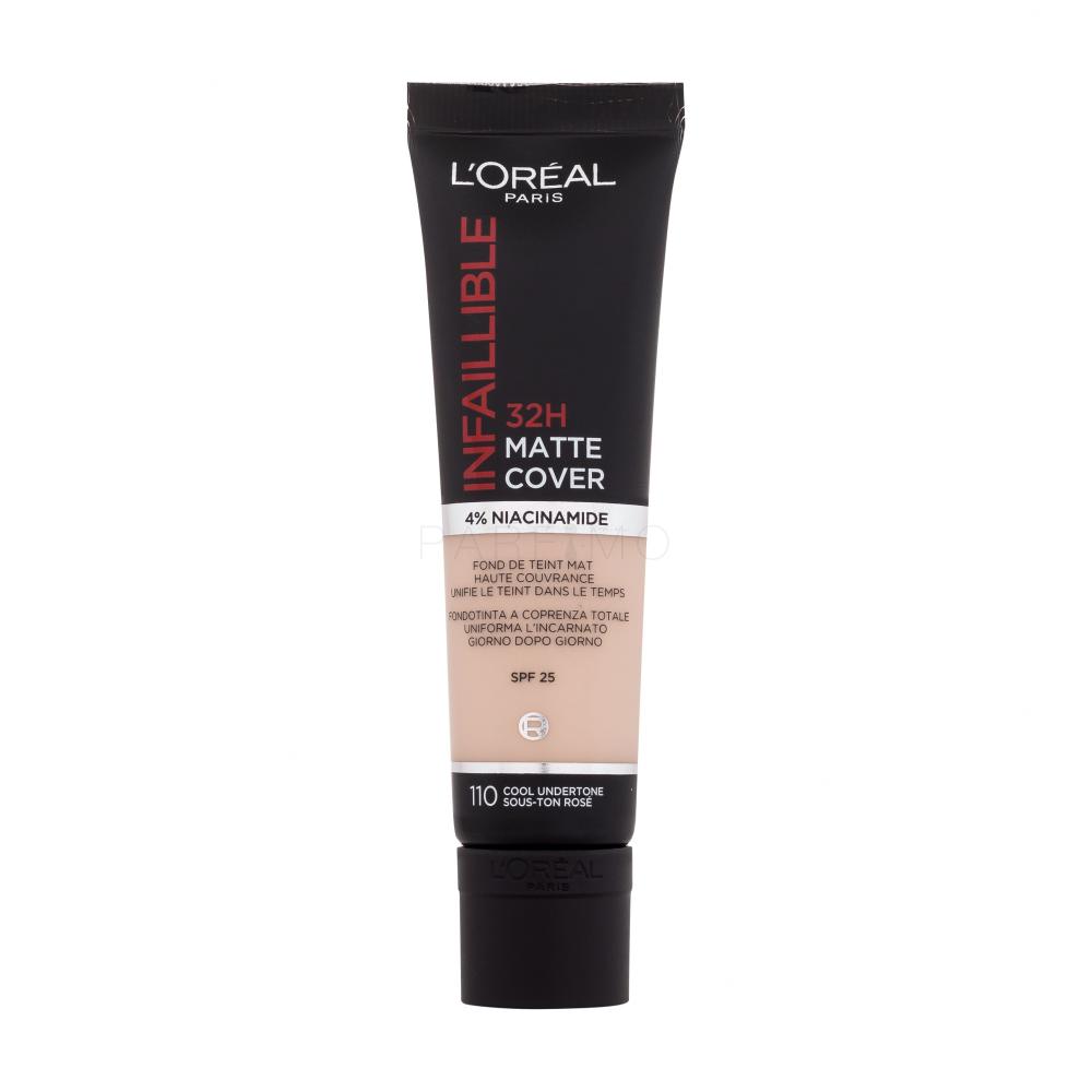 L'Oréal Paris Infaillible 32H Matte Cover SPF25 Puder za ženske 30 ml Odtenek 110