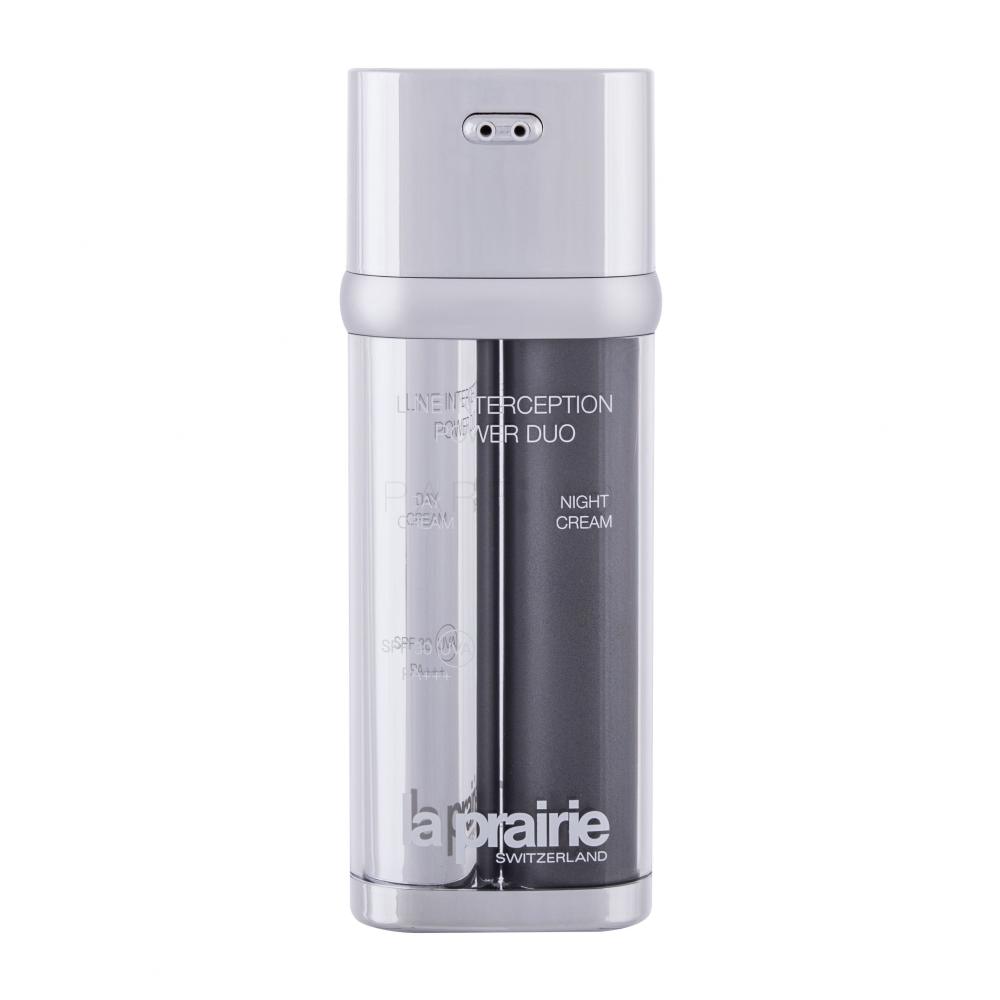 La Prairie Line Interception Power Duo Darilni set denní pleťová péče Line Interception SPF 30 25 ml + noční pleťová péče Line Interception 25 ml