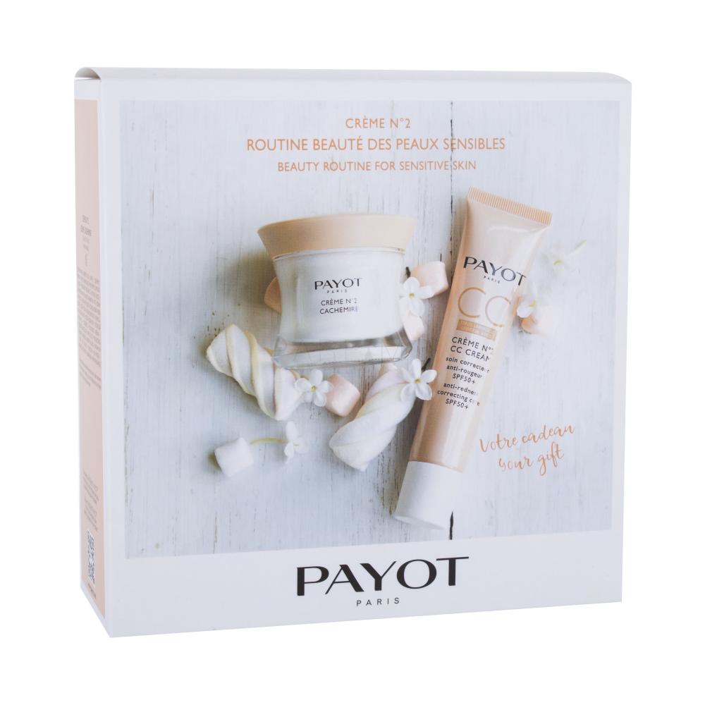 PAYOT N°2 Cachemire Darilni set dnevna krema za obraz 50 ml + cc krema 40 ml poškodovana škatla