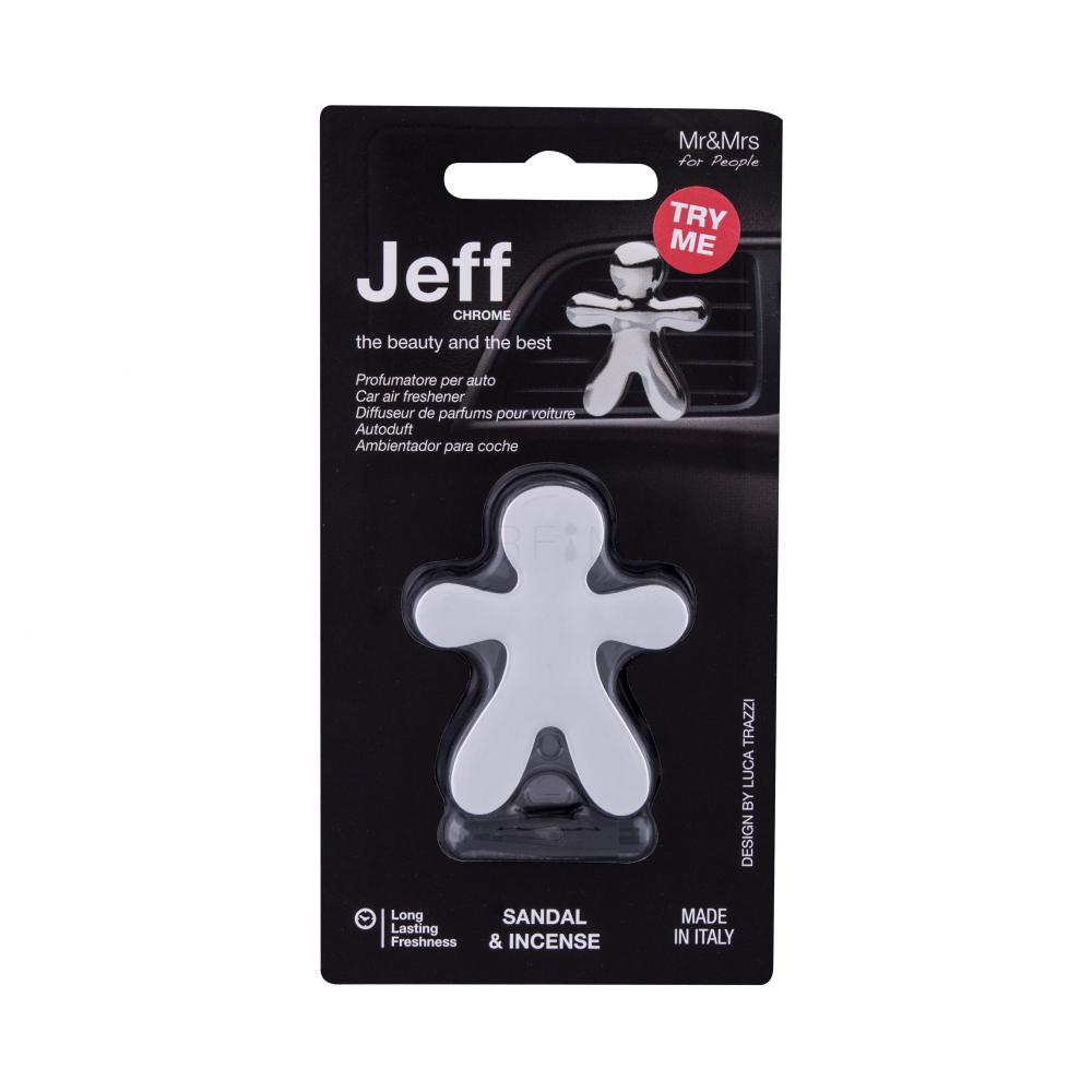 Mr&Mrs Fragrance Jeff Sandal & Incense Osvežilci za vozilo 1 kos