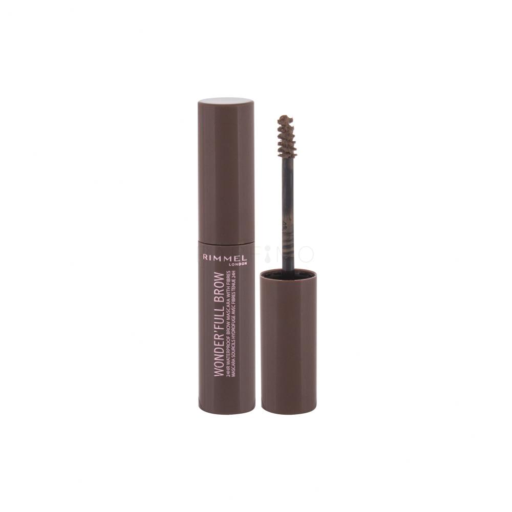 Rimmel London Wonder Full Brow Maskara za obrvi za ženske 4,5 ml Odtenek 002 Medium