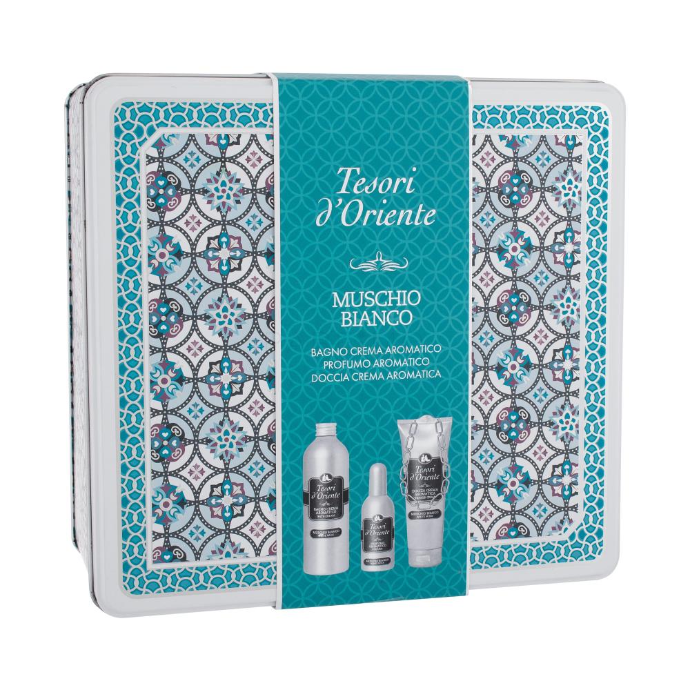 Tesori d´Oriente White Musk Darilni set parfumska voda 100 ml + krema za prhanje 250 ml + pena za kopel 500 ml