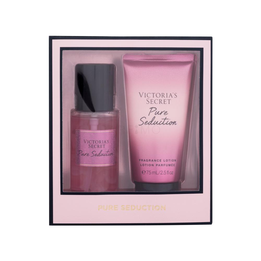 Victoria´s Secret Pure Seduction Darilni set negovalni sprej za telo 75 ml + losjon za telo 75 ml