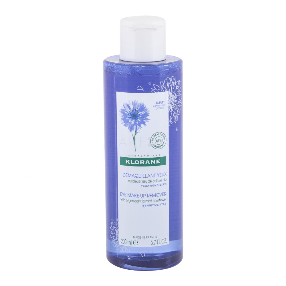 Klorane Cornflower Waterproof Odstranjevalec ličil za oči za ženske 200 ml