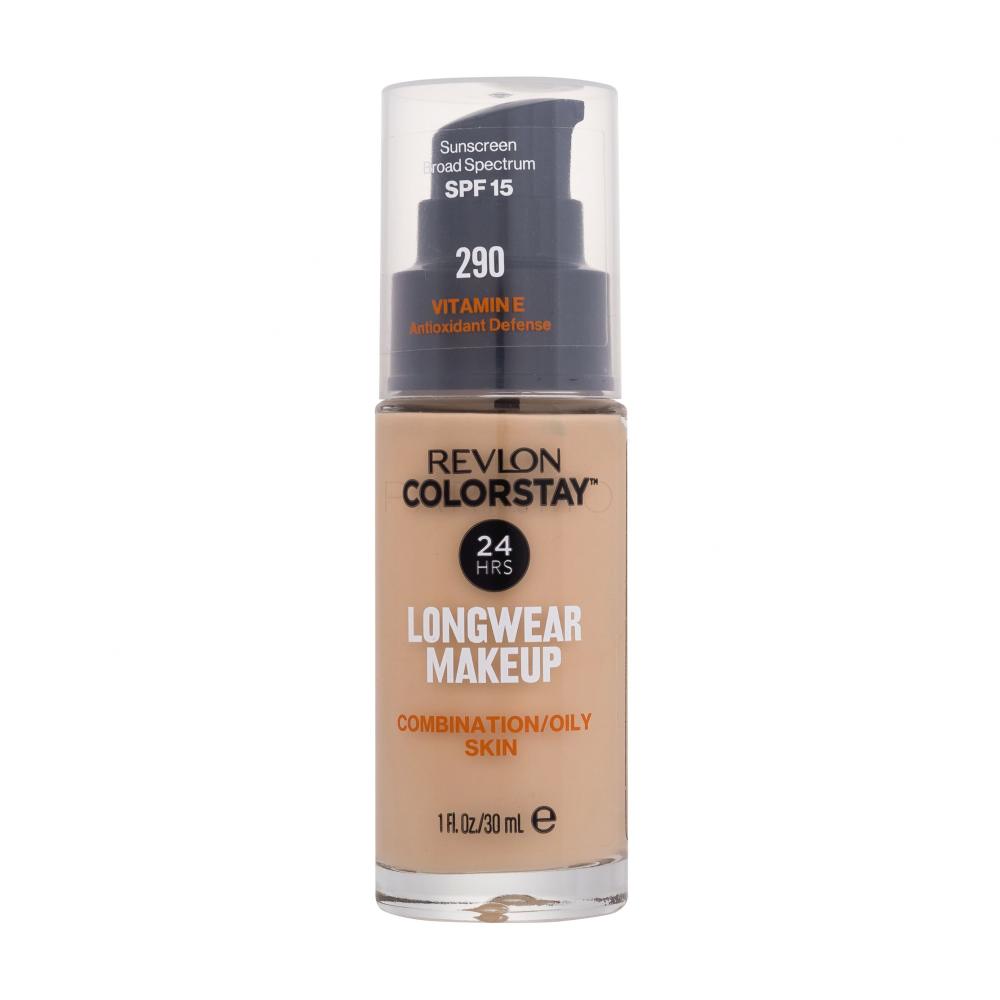 Revlon Colorstay Combination Oily Skin SPF15 Puder za ženske 30 ml Odtenek 290 Natural Ochre