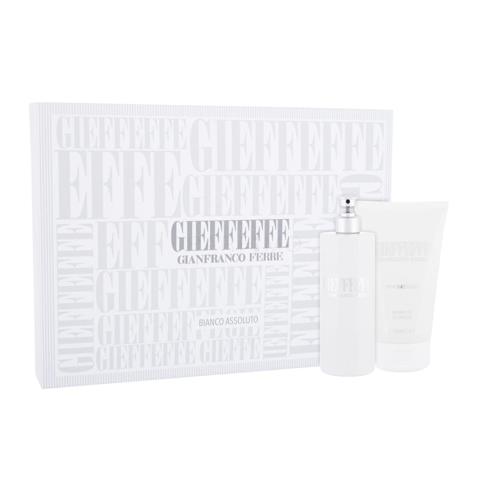 Gianfranco Ferré Gieffeffe Bianco Assoluto Darilni set toaletna voda 100 ml + gel za prhanje 100 ml