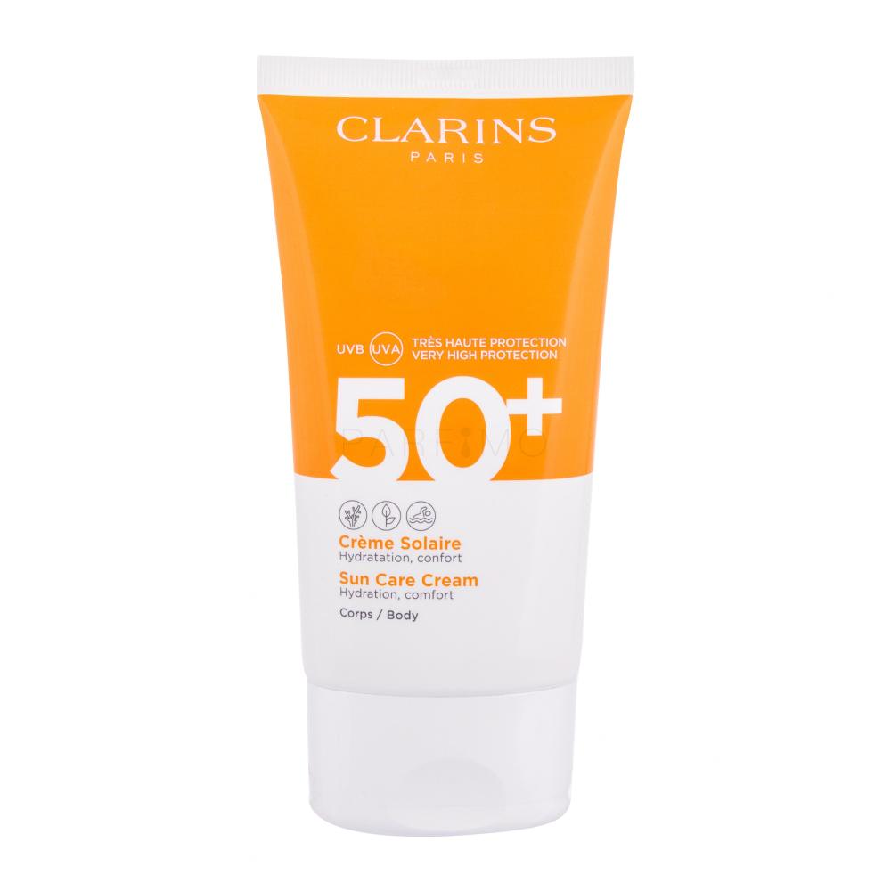 Clarins Sun Care Cream SPF50+ Zaščita pred soncem za telo za ženske 150 ml tester