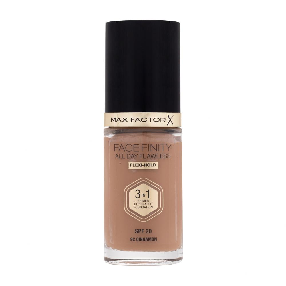 Max Factor Facefinity 3 in 1 SPF20 Puder za ženske 30 ml Odtenek 92 Cinnamon