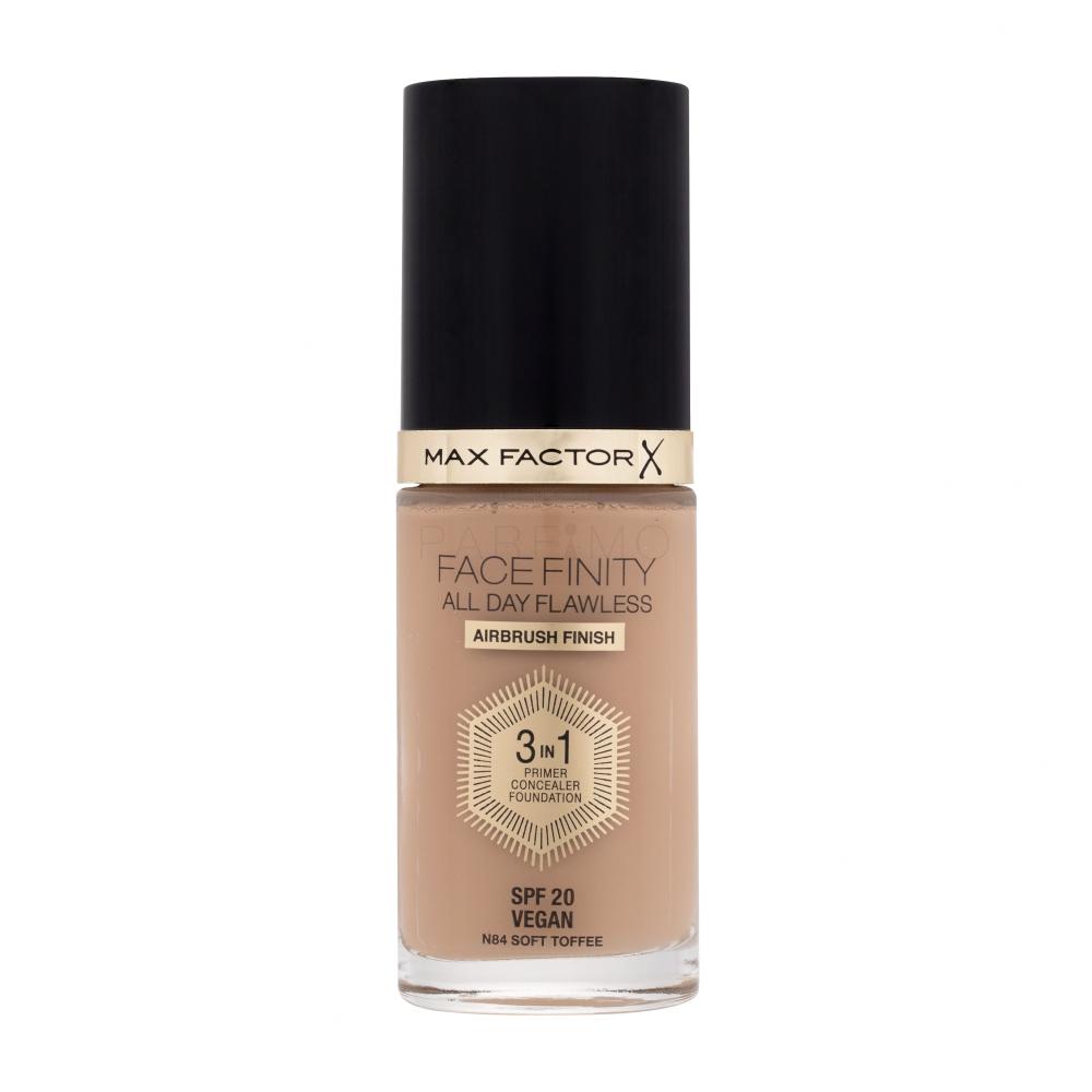 Max Factor Facefinity All Day Flawless SPF20 Puder za ženske 30 ml Odtenek N84 Soft Toffee