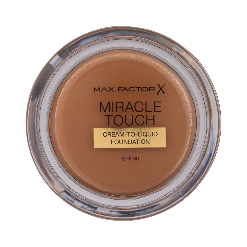 Max Factor Miracle Touch Cream-To-Liquid SPF30 Puder za ženske 11,5 g Odtenek 097 Toasted Almond