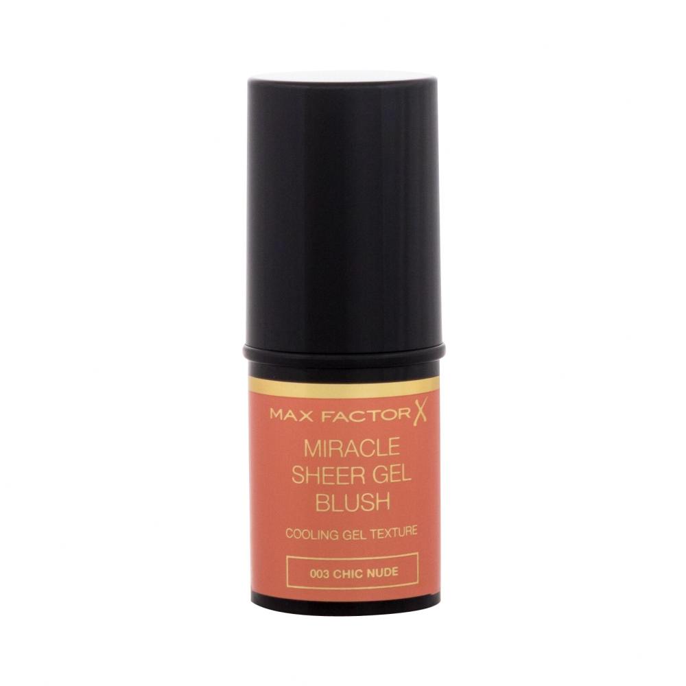 Max Factor Miracle Sheer Rdečilo za obraz za ženske 8 g Odtenek 003 Chic Nude