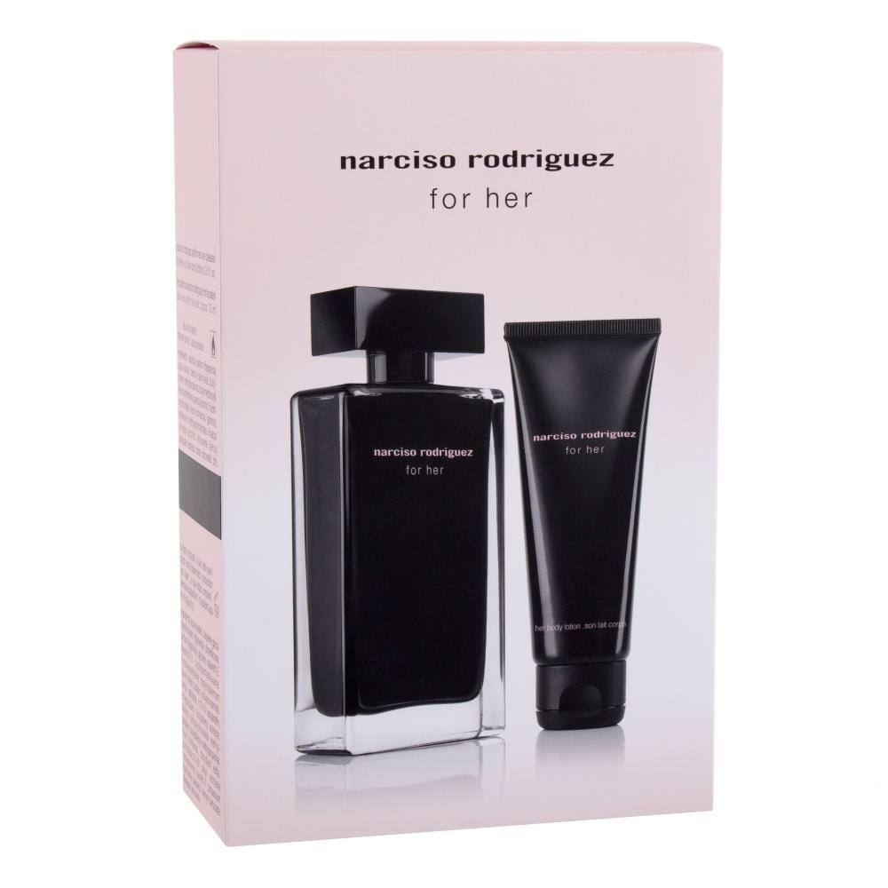 Narciso Rodriguez For Her Darilni set toaletna voda 100 ml + losjon za telo 75 ml