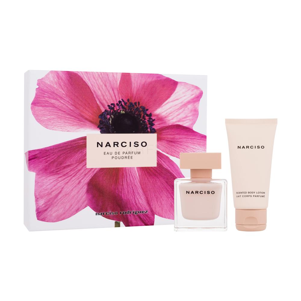 Narciso Rodriguez Narciso Poudrée Darilni set parfumska voda 50 ml + losjon za telo 50 ml